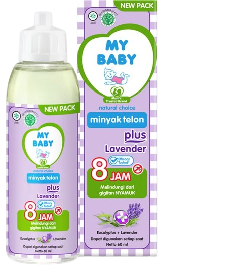 My Baby - Halal Minyak Telon Lavender - 60ml *Protects against mosquito bites