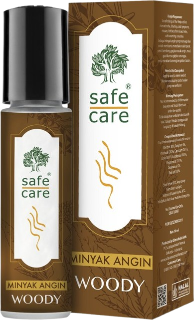 Safecare - minyak angin - woody - 10ml