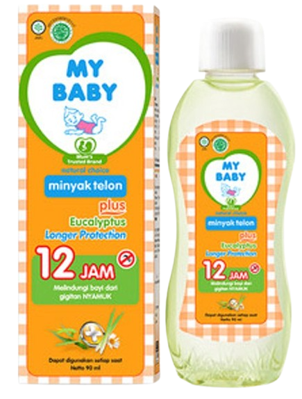 My Baby - Halal Minyak Telon Eucalyptus - 60ml *Protects against mosquito bites for 12 hours
